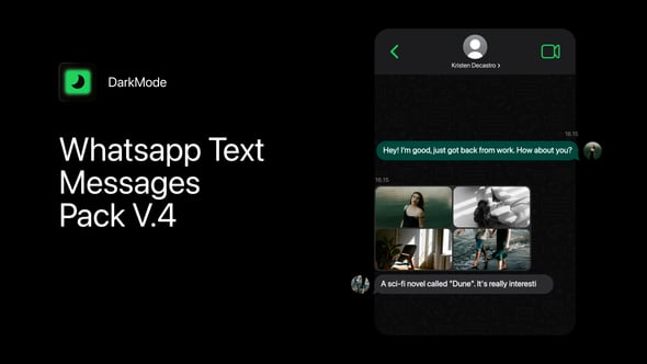 Whatsapp Text Messages (DarkMode)（707157）-技能树